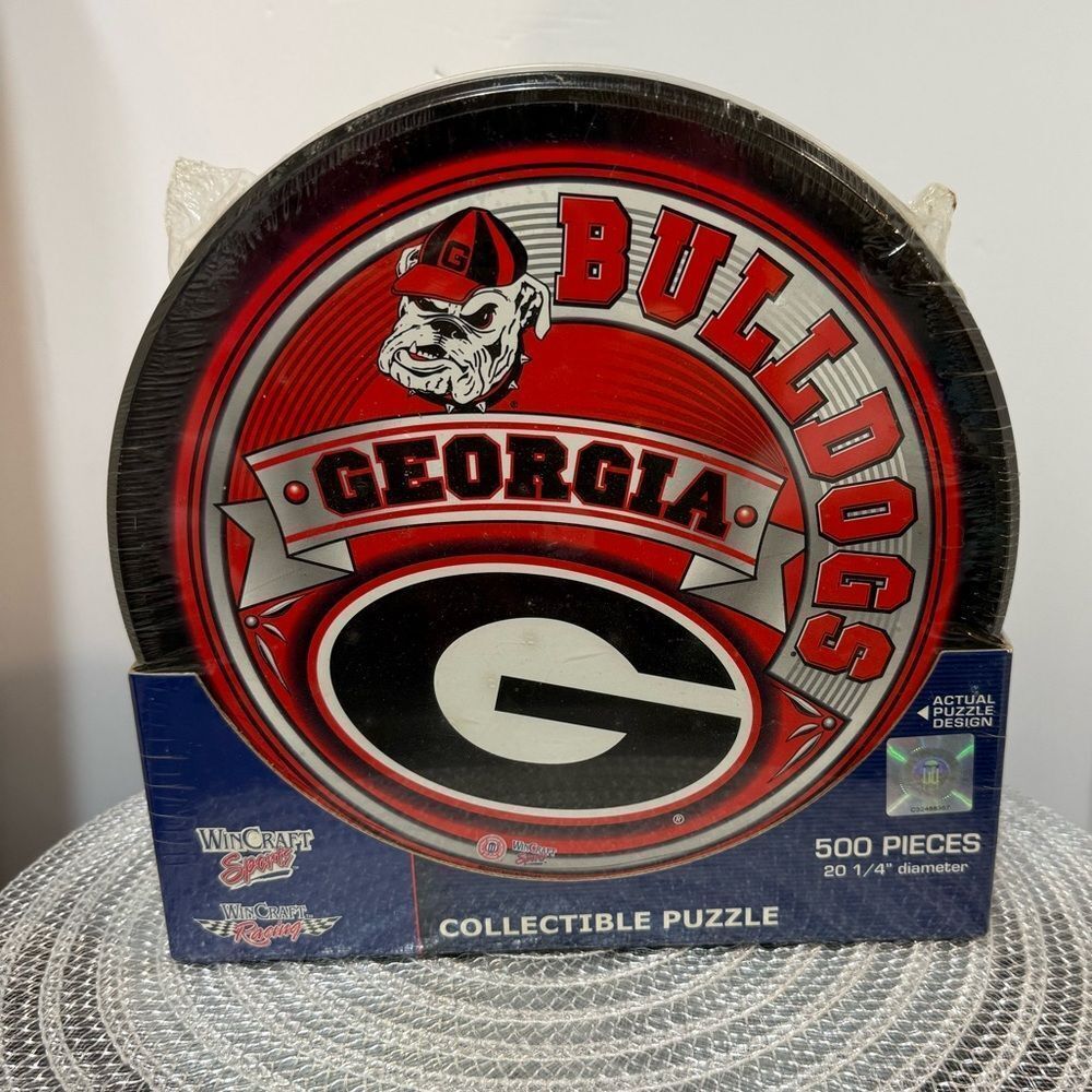 Georgia Bulldogs Collectible Puzzle 500 Piece with Collectible Tin NWT
